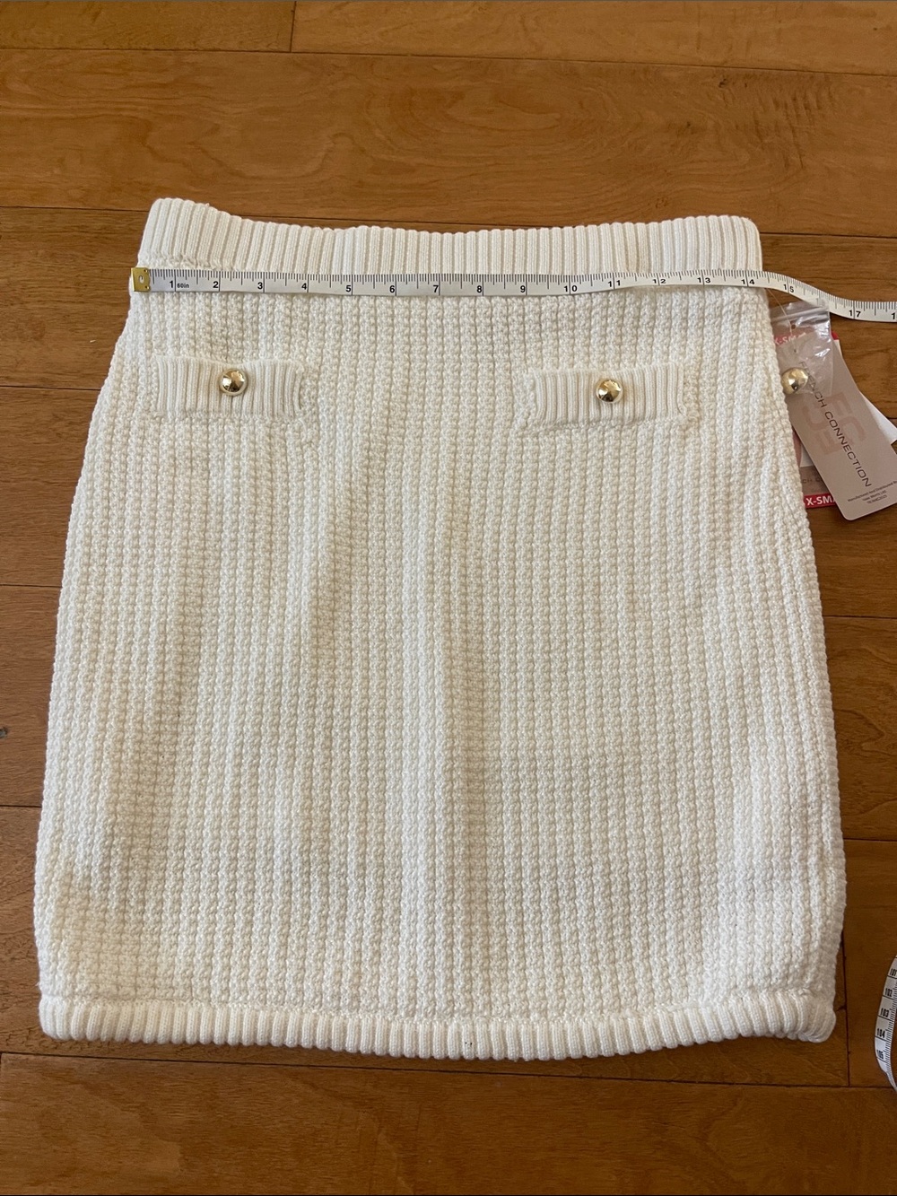 New French Connection Knit Pocket Pencil Skirt